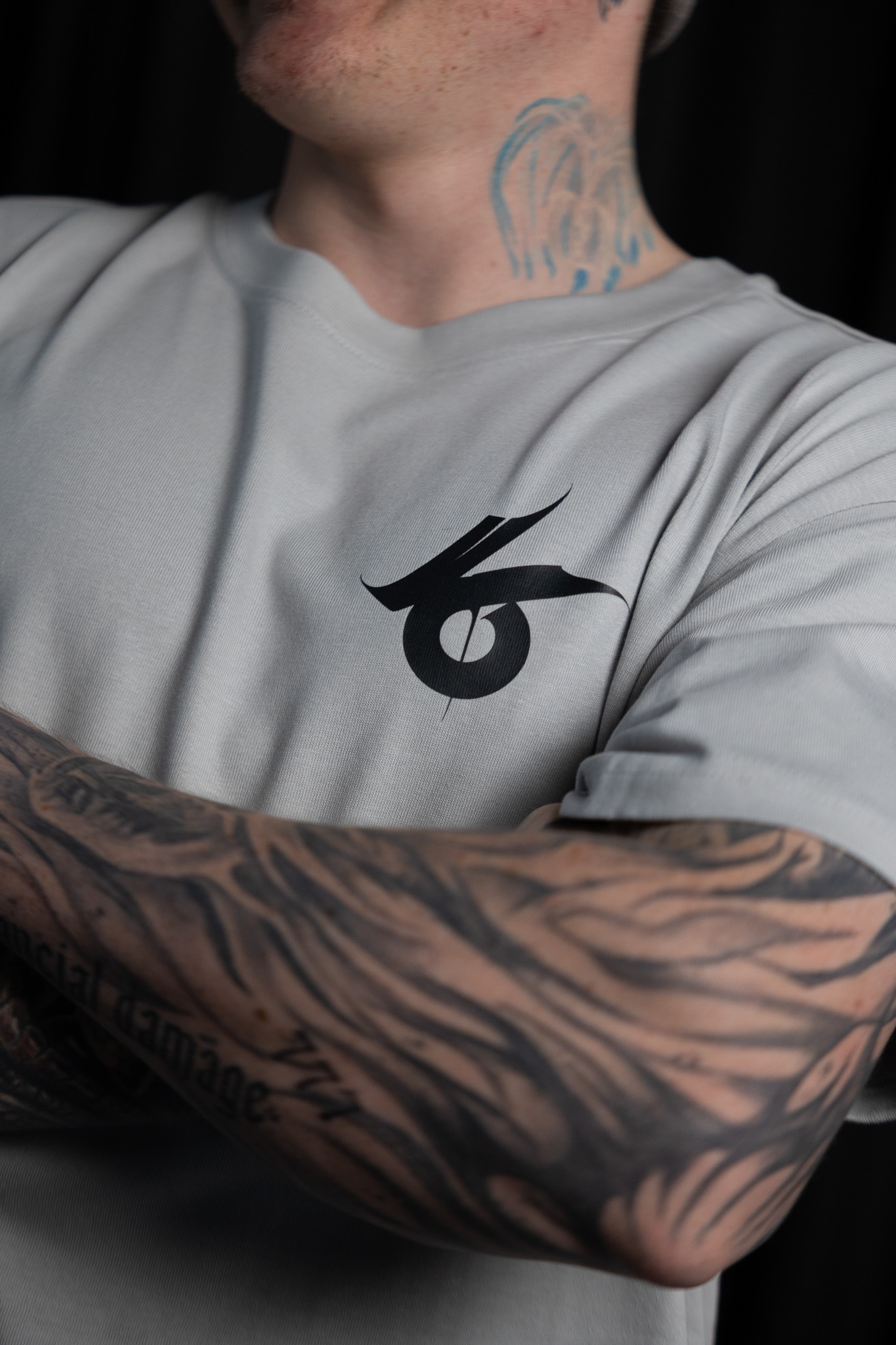 Financial Damage Shirt | light grey oversize - Image 4